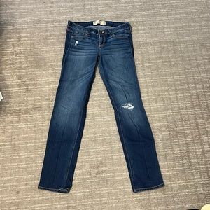 Hollister Mid-Rise Distressed Jeans